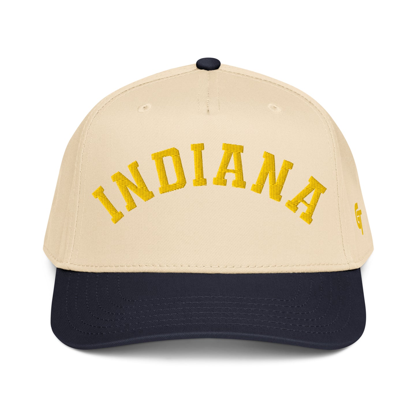 Classic Indiana Snapback Hat Vintage Retro Indiana Arch Cap