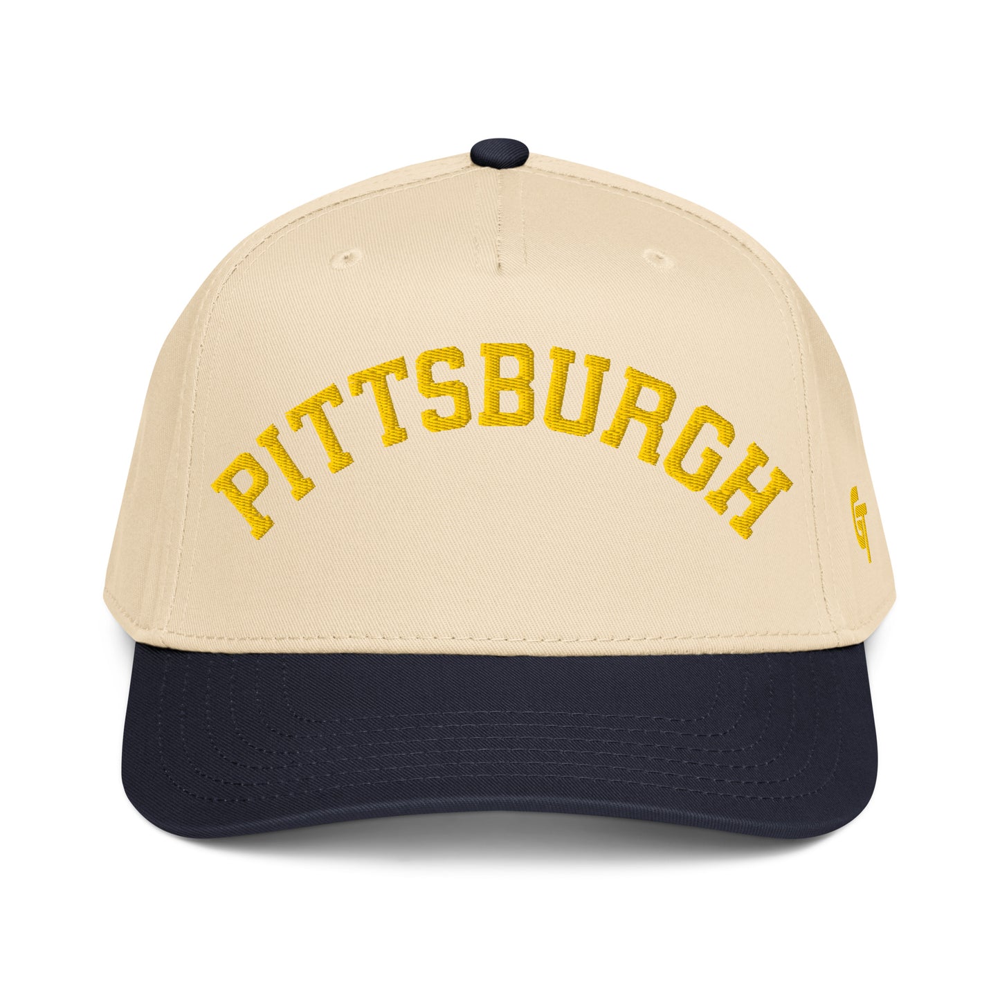 Classic Pittsburgh Snapback Hat Vintage Retro Pittsburgh Arch Cap