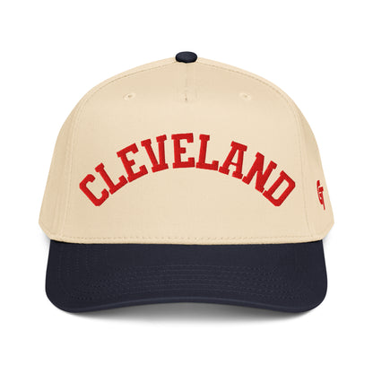 Classic Cleveland Snapback Hat Vintage Retro Cleveland Arch Cap