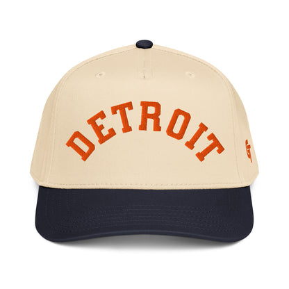 Classic Detroit Snapback Hat Vintage Retro Detroit Arch Cap