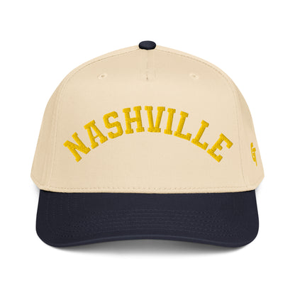 Classic Nashville Snapback Hat Vintage Retro Nashville Arch Cap