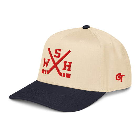 Washington Hockey Snapback Cap Classic WSH Hockey Sticks Hat