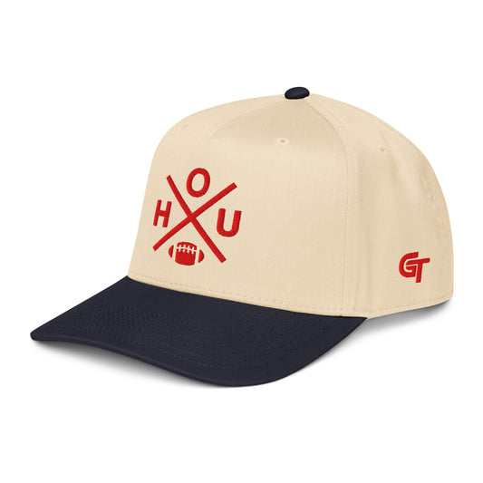 Houston Football Snapback Cap Classic HOU Football Cross Hat