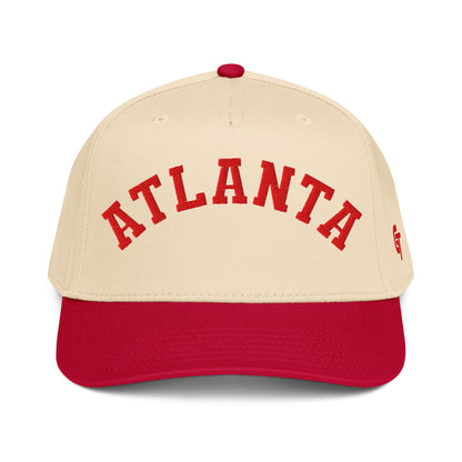 Classic Atlanta Snapback Hat Vintage Retro Atlanta Arch Cap