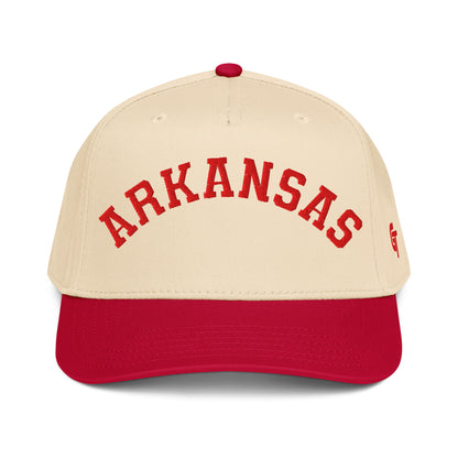 Classic Arkansas Snapback Hat Vintage Retro Arkansas Arch Cap