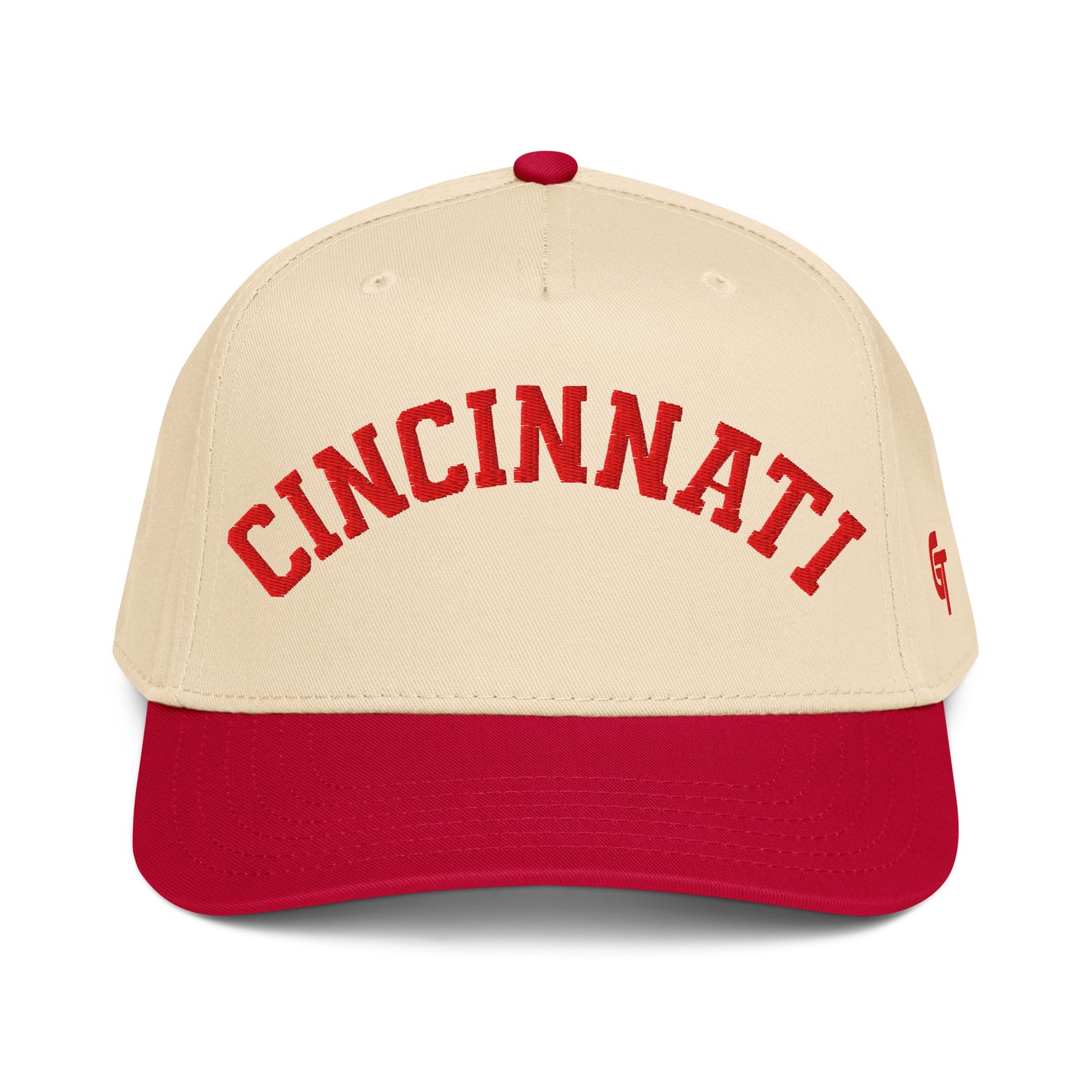 Classic Cincinnati Snapback Hat Vintage Retro Cincinnati Arch Cap