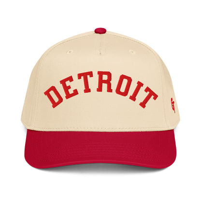Classic Detroit Snapback Hat Vintage Retro Detroit Arch Cap