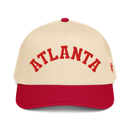 Classic Atlanta Snapback Hat Vintage Retro Atlanta Arch Cap