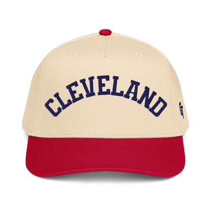 Classic Cleveland Snapback Hat Vintage Retro Cleveland Arch Cap