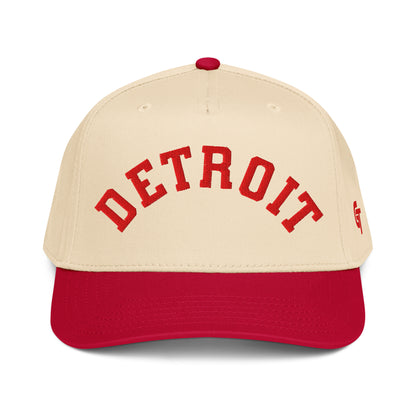 Classic Detroit Snapback Hat Vintage Retro Detroit Arch Cap