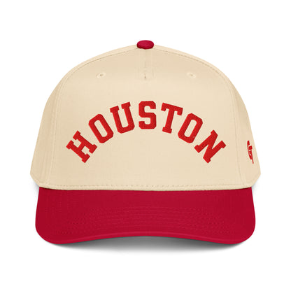 Classic Houston Snapback Hat Vintage Retro Houston Arch Cap
