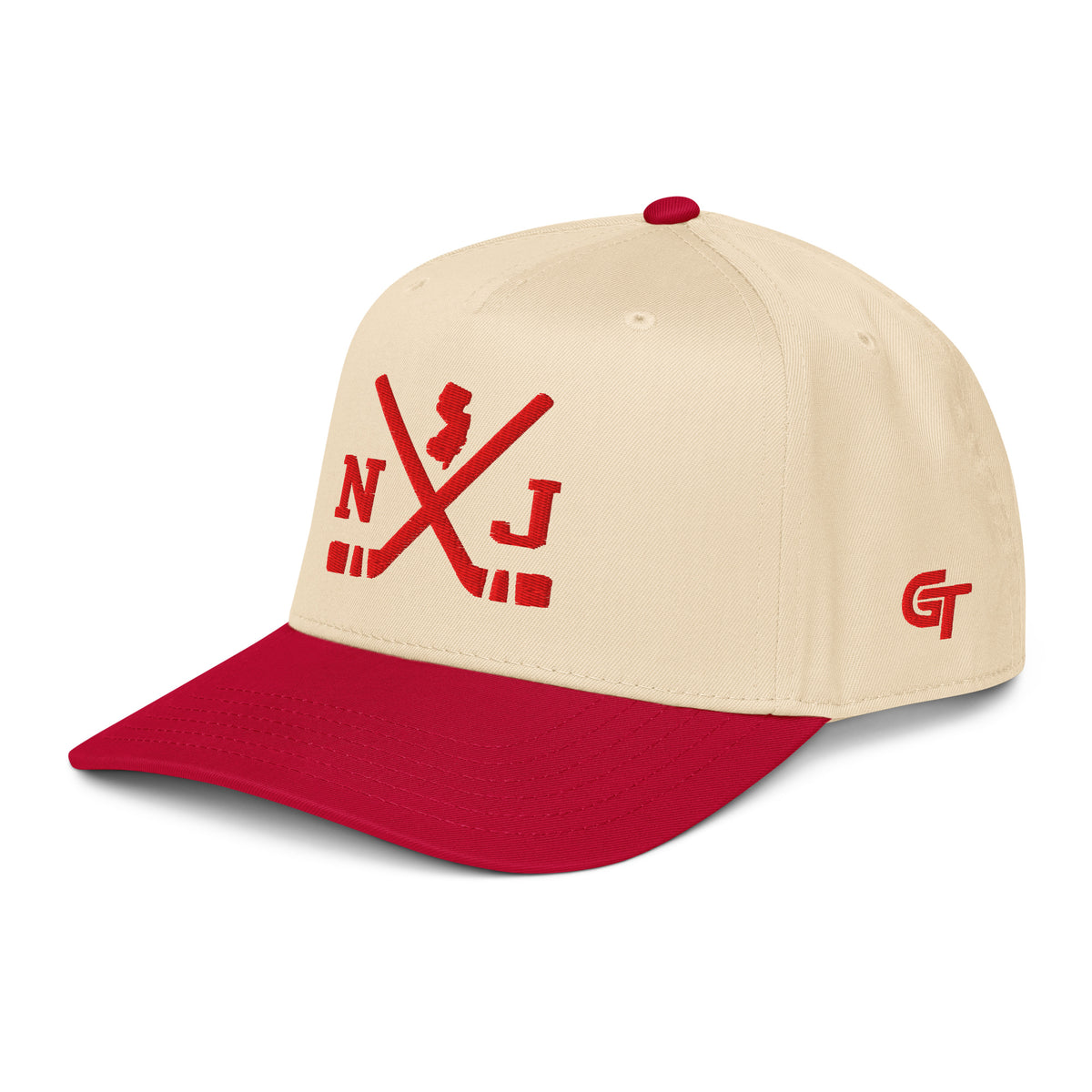 New Jersey Hockey Snapback Cap Classic NJ Hockey Sticks Hat