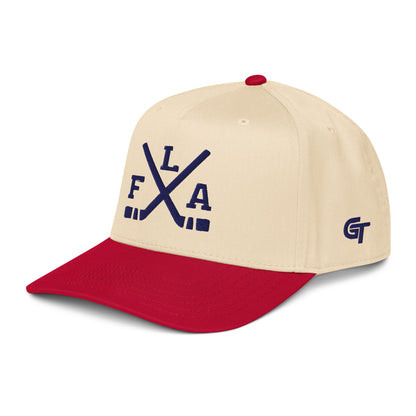 Florida Hockey Snapback Cap Classic FLA Hockey Sticks Hat