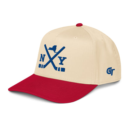 NY Hockey Snapback Cap Classic New York Hockey Sticks Hat