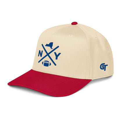 New York Football Snapback Cap Classic NY Football Cross Hat