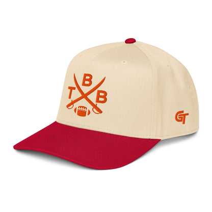 Tampa Bay Football Snapback Cap Classic TBB Football Cross Hat