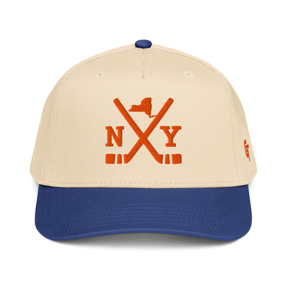 New York Hockey Snapback Cap Classic NY Hockey Sticks Hat