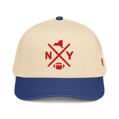 New York Football Snapback Cap Classic NY Football Cross Hat