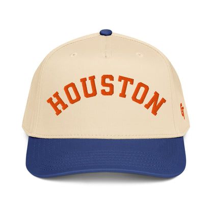 Classic Houston Snapback Hat Vintage Retro Houston Arch Cap