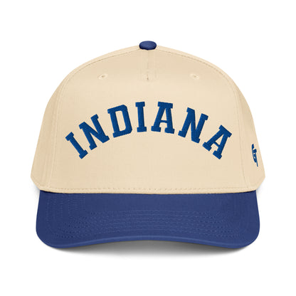 Classic Indiana Snapback Hat Vintage Retro Indiana Arch Cap