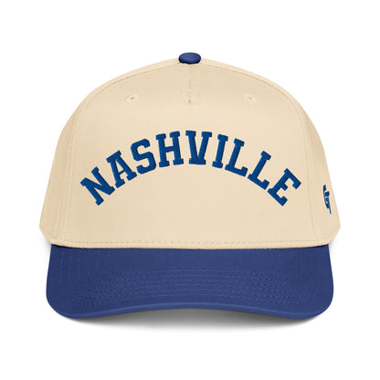 Classic Nashville Snapback Hat Vintage Retro Nashville Arch Cap