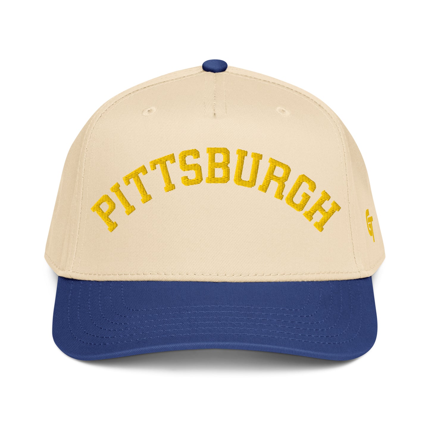 Classic Pittsburgh Snapback Hat Vintage Retro Pittsburgh Arch Cap