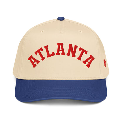 Classic Atlanta Snapback Hat Vintage Retro Atlanta Arch Cap