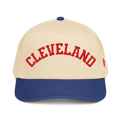 Classic Cleveland Snapback Hat Vintage Retro Cleveland Arch Cap