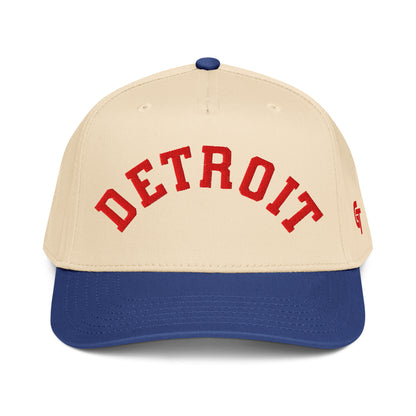 Classic Detroit Snapback Hat Vintage Retro Detroit Arch Cap