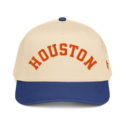 Classic Houston Snapback Hat Vintage Retro Houston Arch Cap