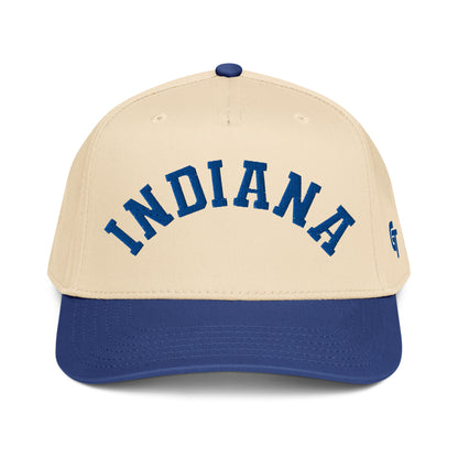 Classic Indiana Snapback Hat Vintage Retro Indiana Arch Cap