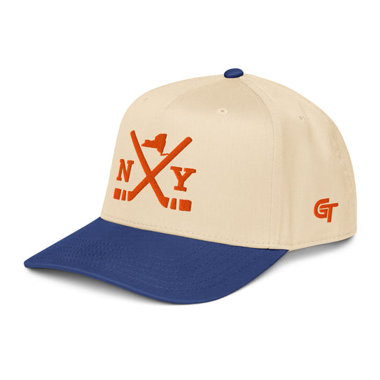 New York Hockey Snapback Cap Classic NY Hockey Sticks Hat