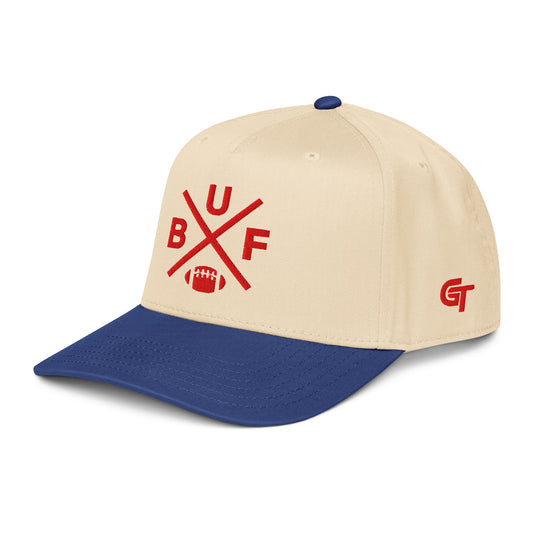 Buffalo Football Snapback Cap Classic BUF Football Cross Hat