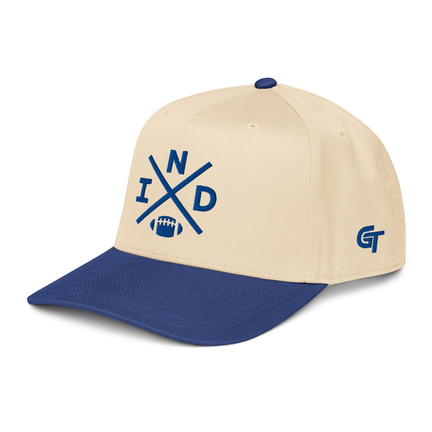 Indianapolis Football Snapback Cap Classic IND Football Cross Hat