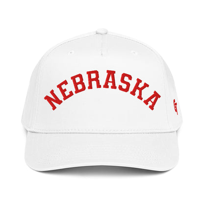 Classic Nebraska Snapback Hat Vintage Retro Nebraska Arch Cap