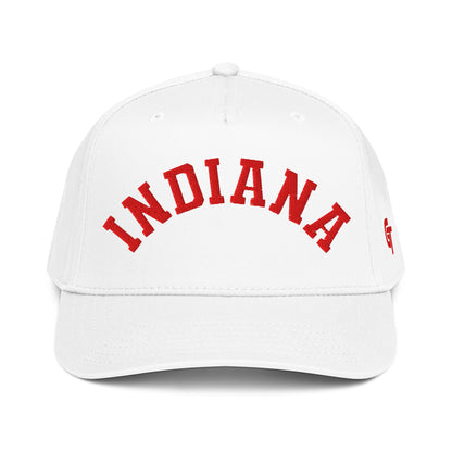 Classic Indiana Snapback Hat Vintage Retro Indiana Arch Cap