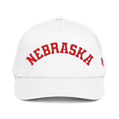 Classic Nebraska Snapback Hat Vintage Retro Nebraska Arch Cap