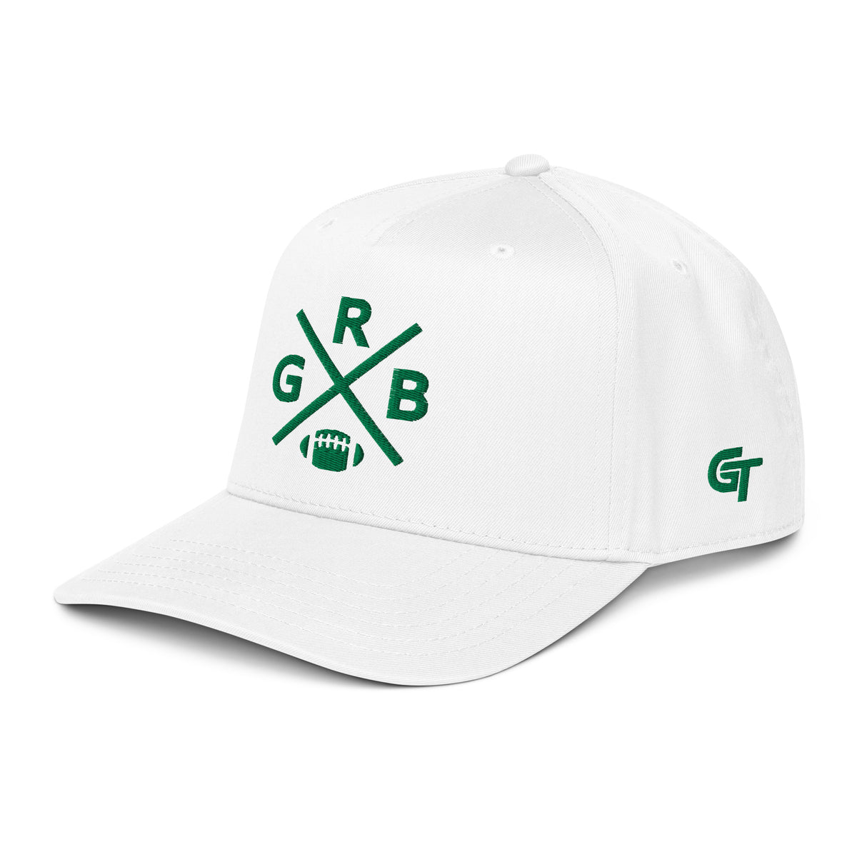Green Bay Football Snapback Cap Classic GRB Football Cross Hat