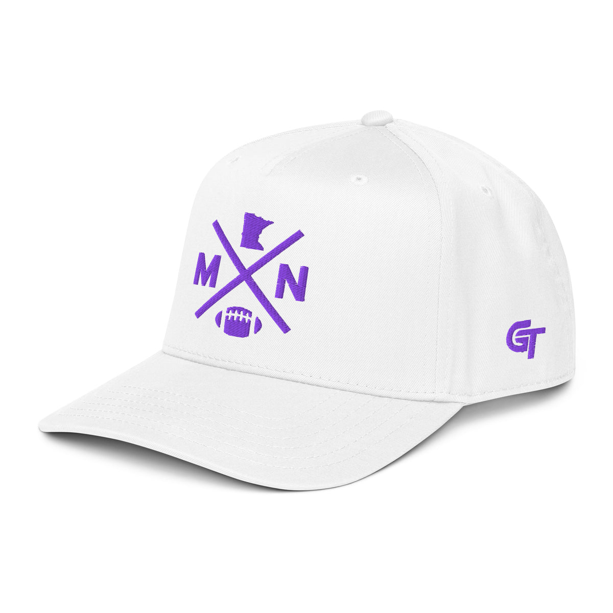 Minnesota Football Snapback Cap Classic MN Football Cross Hat