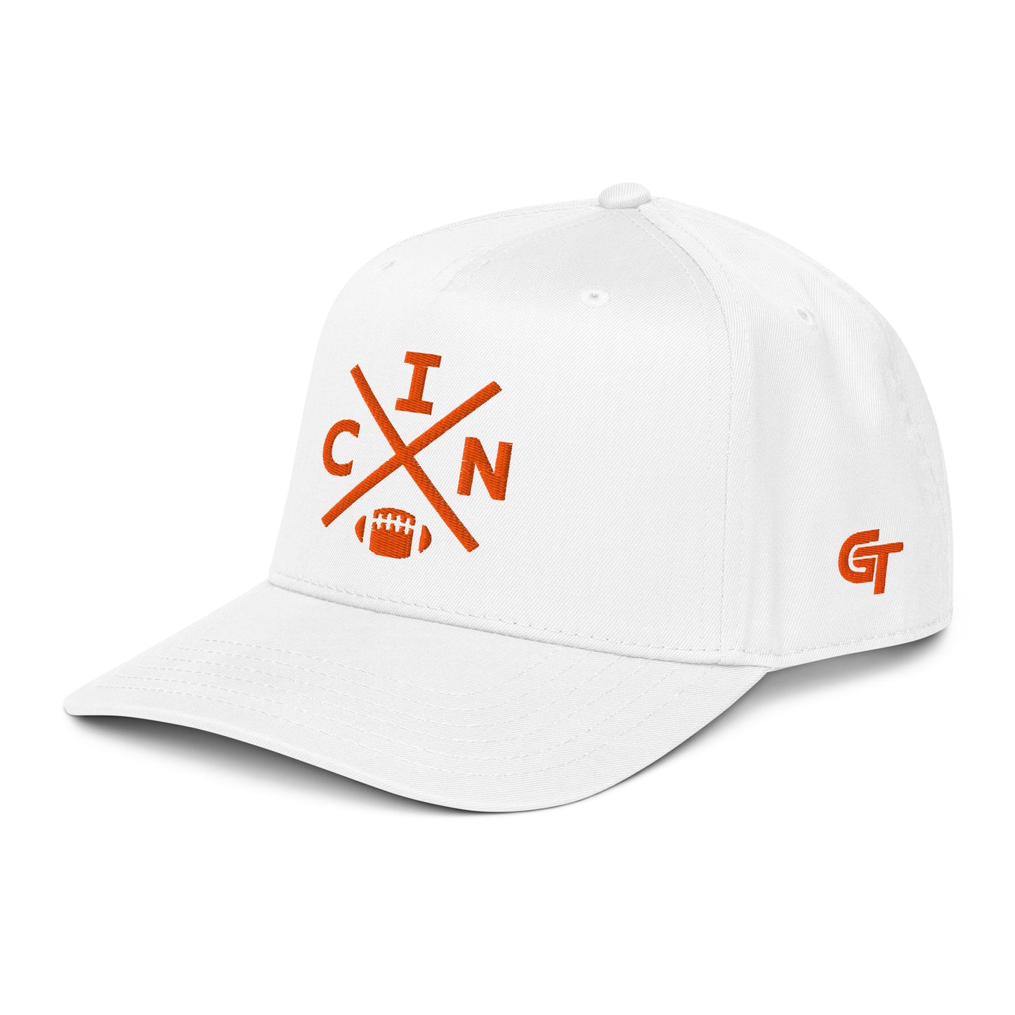 Cincinnati Football Snapback Cap Classic CIN Football Cross Hat