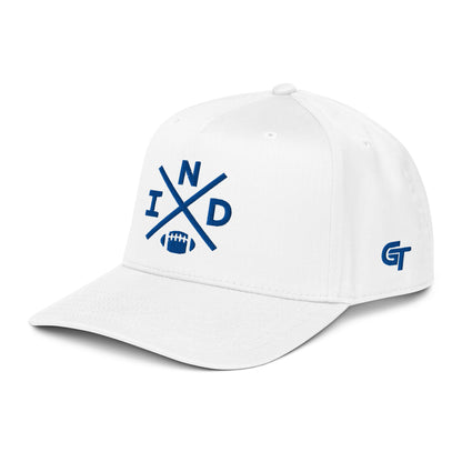 Indianapolis Football Snapback Cap Classic IND Football Cross Hat