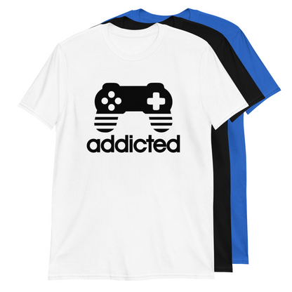 Addicted Video Gamer Game Controller Gaming T-Shirt