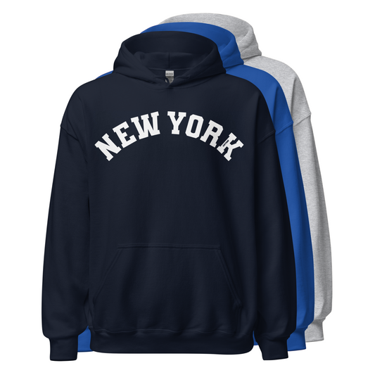Classic New York Arch Pullover Retro New York Hoodie