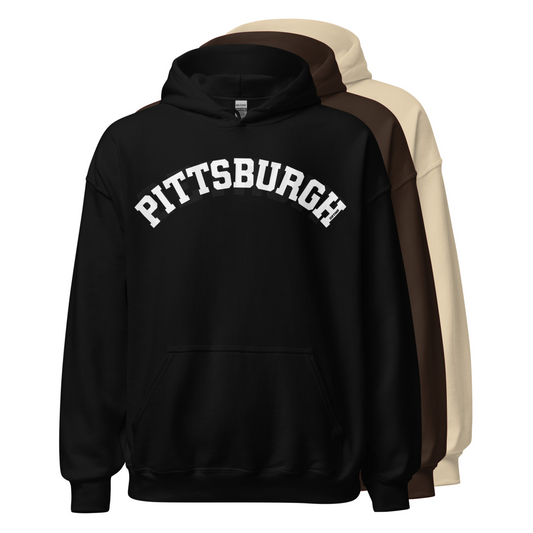 Classic Pittsburgh Arch Pullover Retro Pittsburgh Hoodie