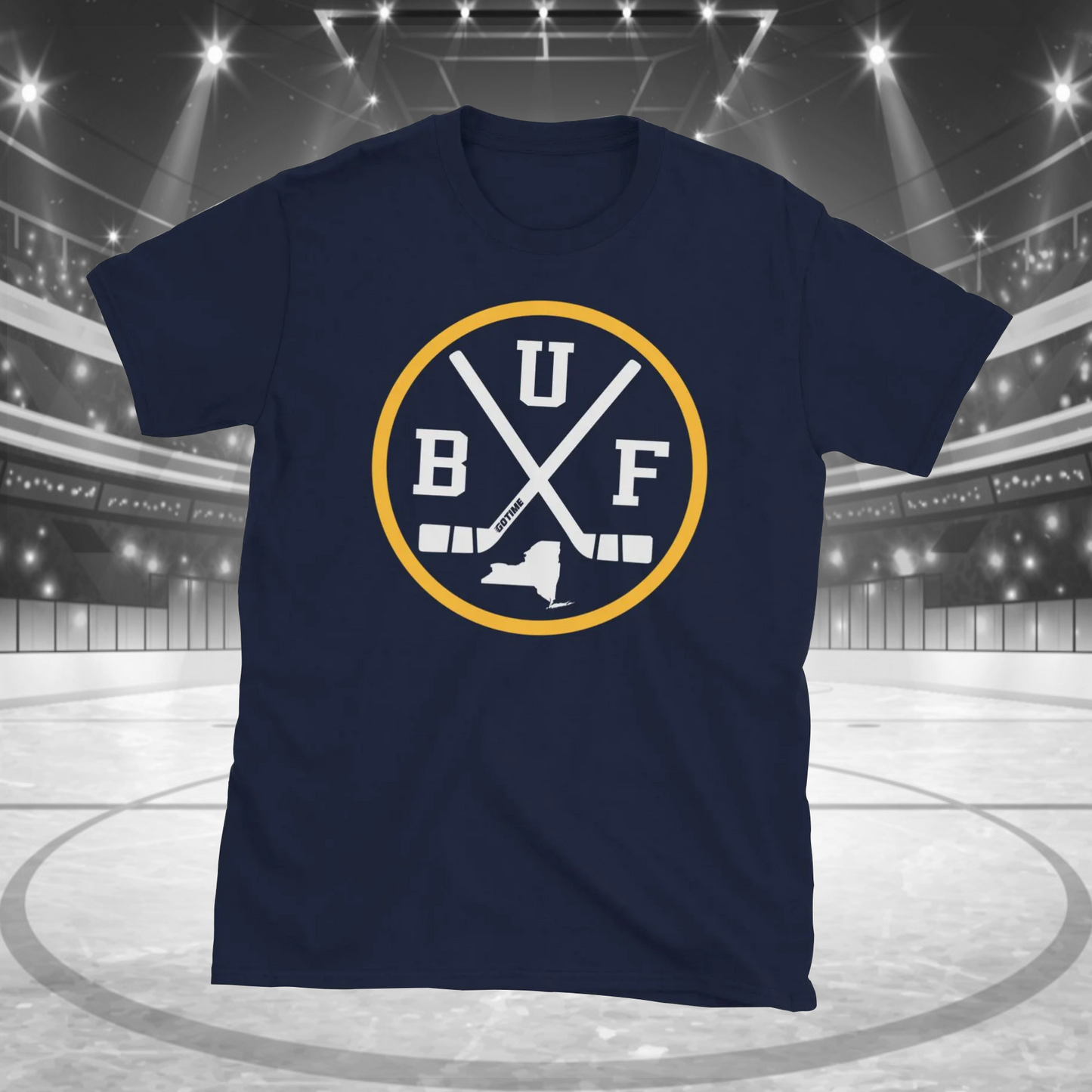 Retro Buffalo Hockey Emblem Vintage BUF T-Shirt