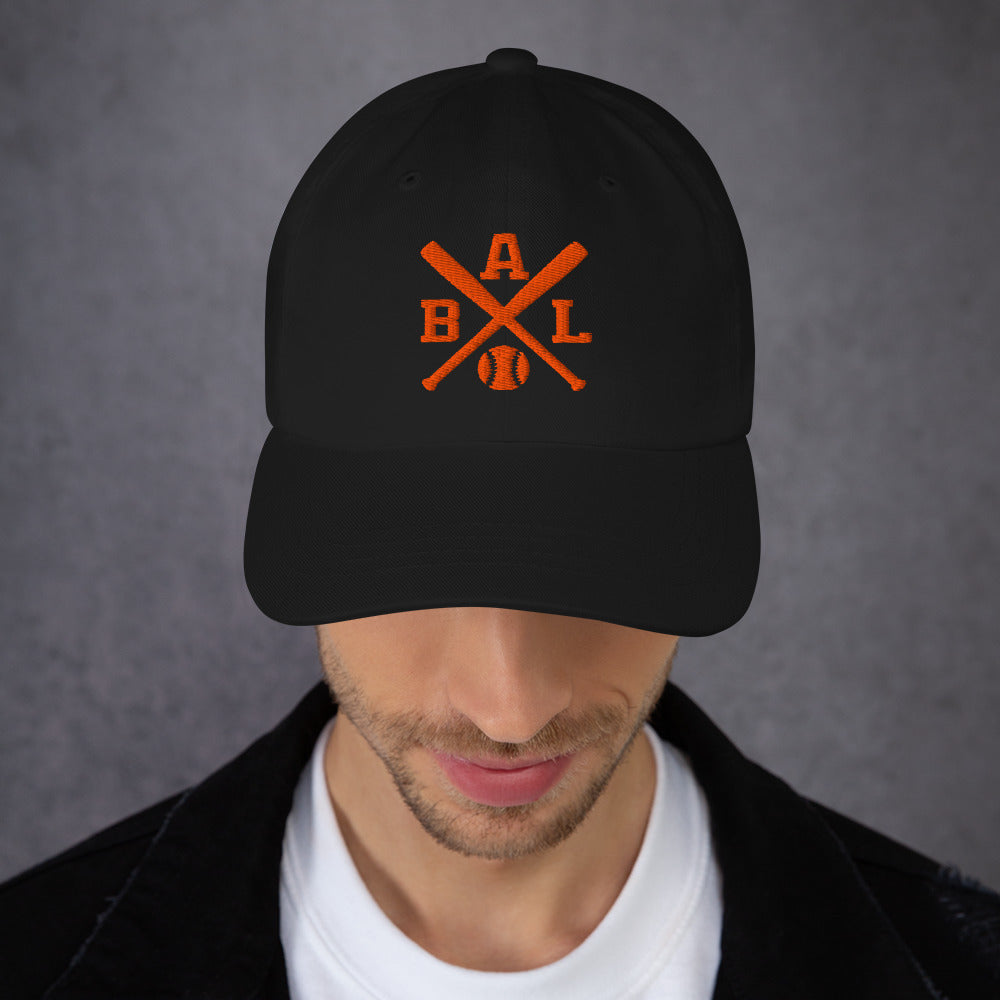 Baltimore Baseball Hat Retro BAL Baseball Bats Dad Cap