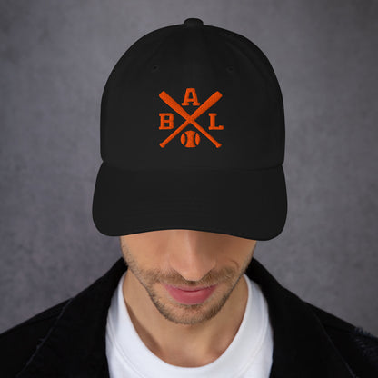 Baltimore Baseball Hat Retro BAL Baseball Bats Dad Cap