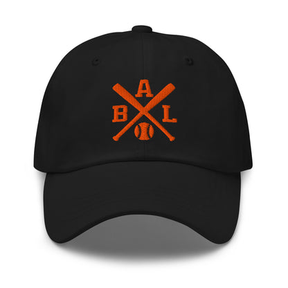 Baltimore Baseball Hat Retro BAL Baseball Bats Dad Cap