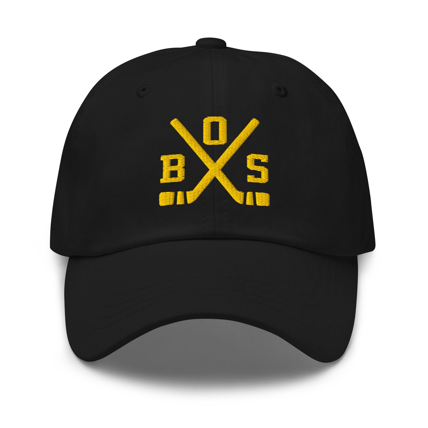 Boston Hockey Hat Retro BOS Hockey Sticks Dad Cap