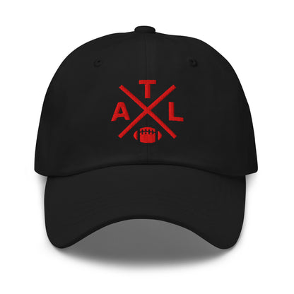 Atlanta Football Hat Retro ATL Football Cross Dad Cap